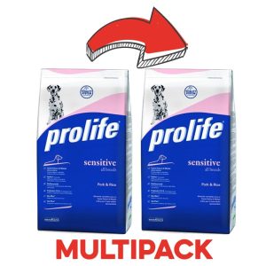 Prolife Cane Sensitive Maiale & Riso Peso Confezione 12 Kg - PROMO 2x (*)