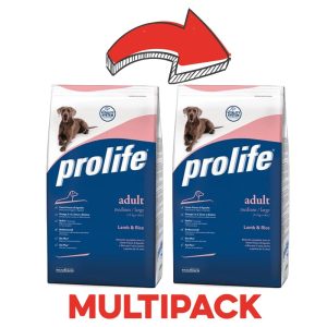Prolife Medium Large Agnello Peso Confezione 3 Kg – KIT 2x