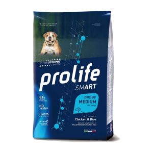 Prolife Smart Puppy Medium Pollo e Riso per Cuccioli Peso Confezione 10 Kg