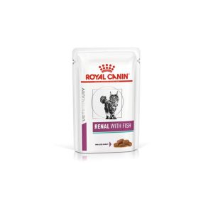 Royal Canin V-Diet Renal al Pesce Gatto Busta Peso Confezione 85 g – KIT 12x