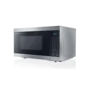 Sharp Home Appliances Yc-mg81e-s Forno A Microonde Superficie Piana Microonde Con Grill 28 L 900 W Nero, Grigio