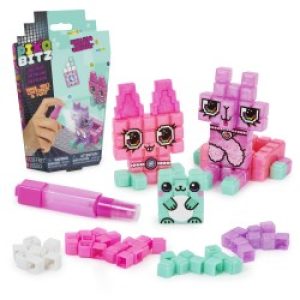 Spin Master Pixobitz - Confezione Di Ricarica Con 156 Bitz Metallizzati Idroadesivi | Decorazioni E Accessori Per Creazioni In