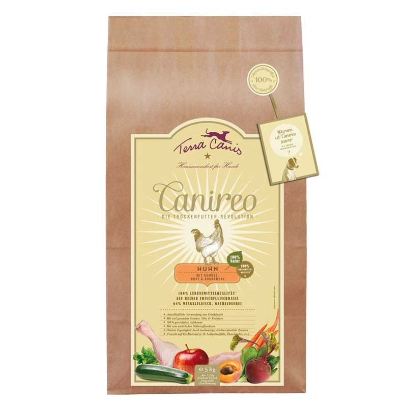 Terra Canis Canireo al Pollo per Cani Peso Confezione 2.5 Kg