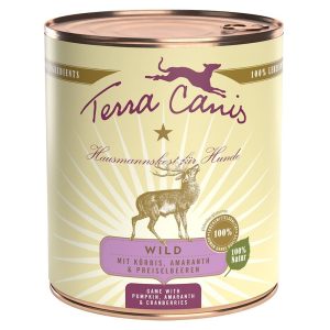 Terra Canis Selvaggina con Zucca, Mirtillo Rosso e Amaranto Peso Confezione 800 g
