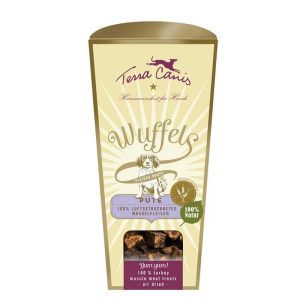Terra Canis Snack Wuffels Tacchino per Cani Peso Confezione 150 g