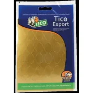Tico E-gl-4818 Etichetta Autoadesiva Ovale Oro 180 Pz