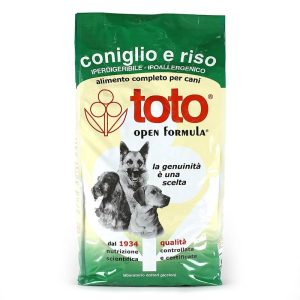 Toto Open Formula Cane Coniglio e Riso Peso Confezione 15 Kg