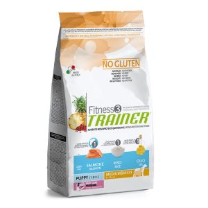 Trainer Fitness 3 Puppy al Salmone Peso Confezione 3 Kg
