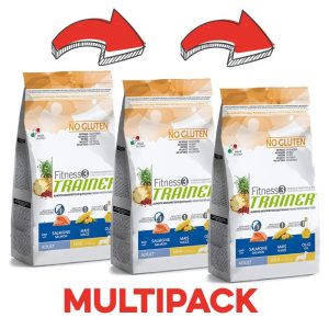 Trainer Fitness 3 Adult Mini Salmone Peso Confezione 2 Kg – KIT 3x