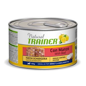 Trainer Natural Small & Toy Adult al Manzo per Cani 150gr Peso Confezione 150 g - KIT 12x