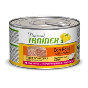 Trainer Natural Small & Toy Puppy & Junior al Pollo per Cani 150gr Peso Confezione 150 g - KIT 12x