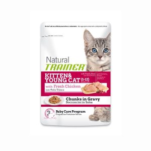 Trainer Natural in Busta per Gattini 85gr Peso Confezione 85 g