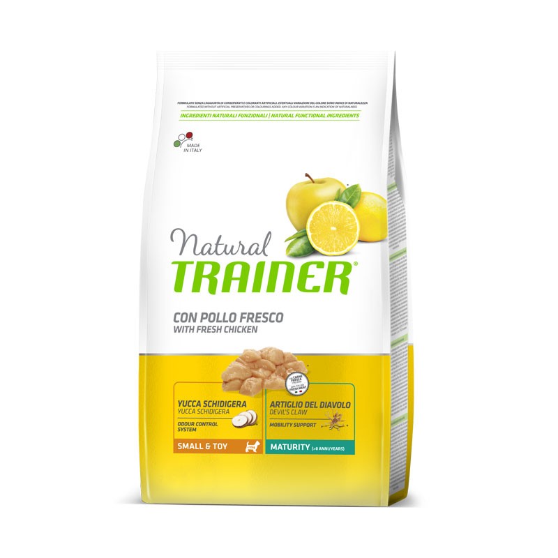 Trainer Natural Small & Toy Maturity al Pollo Peso Confezione 2 Kg