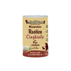 Unipro Patè Rustico Umido per Cani 400gr Gusto Cinghiale