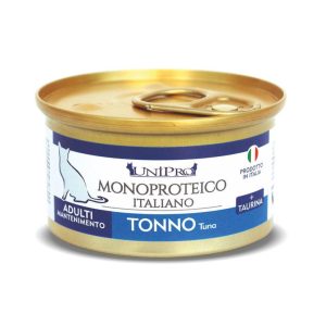 Unipro Monoproteico al Tonno Umido per Gatti 85gr Peso Confezione 85 g – KIT 12x