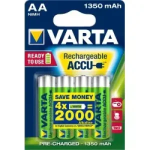 Varta Ready2use Hr06 1350 Mah Batteria Ricaricabile Stilo Aa Nichel-metallo Idruro (nimh)