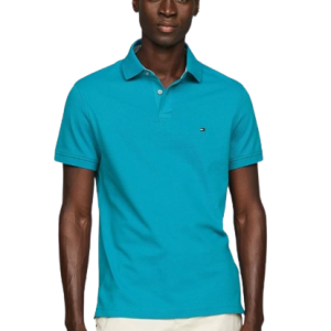 Polo TOMMY HILFIGER art.MW0MW17771 XXL TOMMY HILFIGER Verde Cotone Turchia 8720646285587
