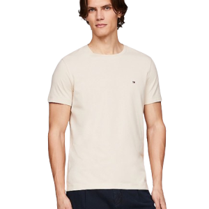 T-shirt TOMMY HILFIGER extra slim con bandierina art.MW0MW10800 XL TOMMY HILFIGER Blu chiaro Cotone Turchia 8720637075296