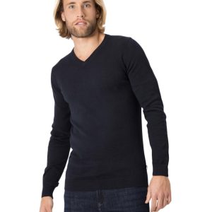 Maglioncino scollo V in cotone TIFFOSI 10038003 TIFFOSI Nero Cotone 5608960318743 XL