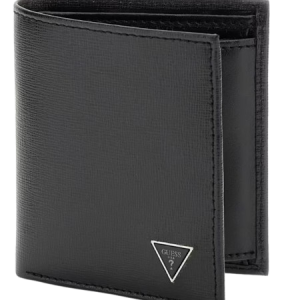 Mini Portafoglio GUESS Mito saffiano art.SMCSLELEA22 Nero GUESS Pelle India 7624926101691