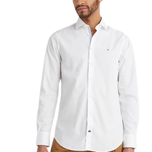 Camicia TOMMY HILFIGER slim fit art.TT0TT06391 40R/ 15 3/4 TOMMY HILFIGER Blu 100%Cotone Laos 8719858834775