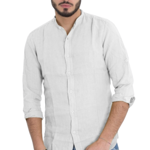 Camicia P-CLUB di lino coreana art.C4380340 XXL P-CLUB Beige Lino Italia