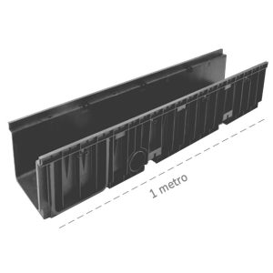 Canaletta di scolo Dakota Taurus 1mt 200x150 con bordo per acque meteoriche e liquidi