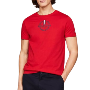 T-shirt TOMMY HILFIGER slim fit art.MW0MW34388 L TOMMY HILFIGER Rosso 100%Cotone Turchia 8720646424948