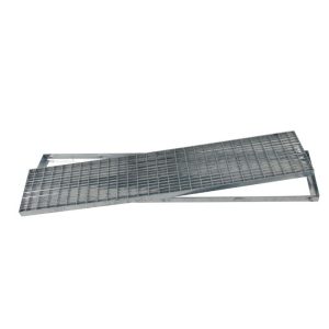 Griglia antitacco con telaio maglia Maggini 33x11 mm in acciaio zincato
