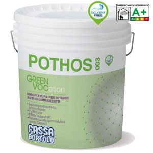 Idropittura per interni bianca Fassa Bortolo POTHOS 003 Anti-inquinamento (Secchio 4-10 lt)