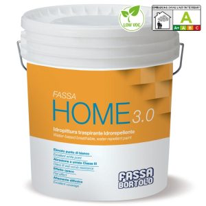 Idropittura per interni bianca Fassa Bortolo Home 3.0 traspirante e idrorepellente (Secchio 5-14 lt)