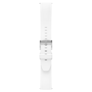 PININFARINA FKM RUBBER WATCH STRAP – WHITE – STEEL BUCKLE Steel Buckle