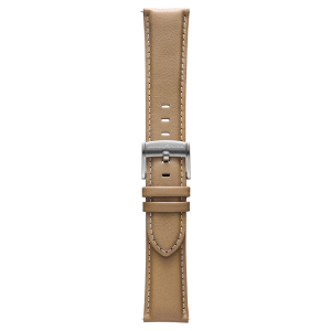 PININFARINA GENUINE ITALIAN LEATHER 22MM WATCH STRAP –  BEIGE WITH STEEL BUCKLE Steel Buckle