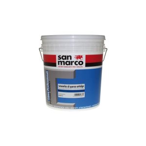 Idropittura lavabile riempitiva San Marco Wasserlac al quarzo antialga per esterni (Secchio da 4 o 15 Lt)