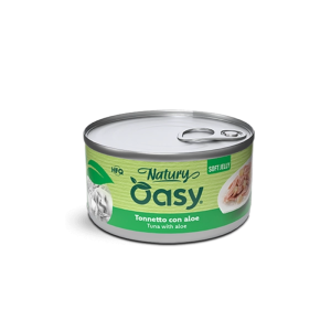 Oasy Natury Soft Jelly Tonnetto con Aloe per Gatti 150g – 150 g, 12 pezzi
