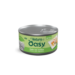 Oasy Natury Soft Jelly Pollo con Verdure per Cani 150g - 150 g, Singola