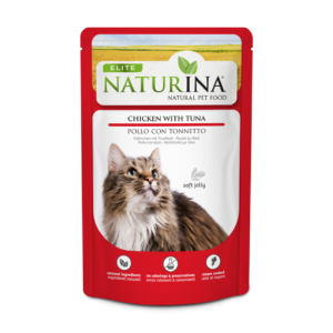 Naturina Elite Pollo con Tonno per Gatti – 70 g, Singola
