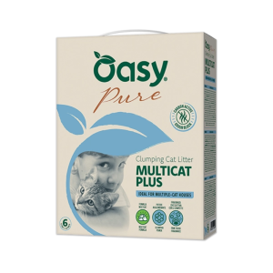 Oasy Lettiera Pure Clumpping Multicat Plus