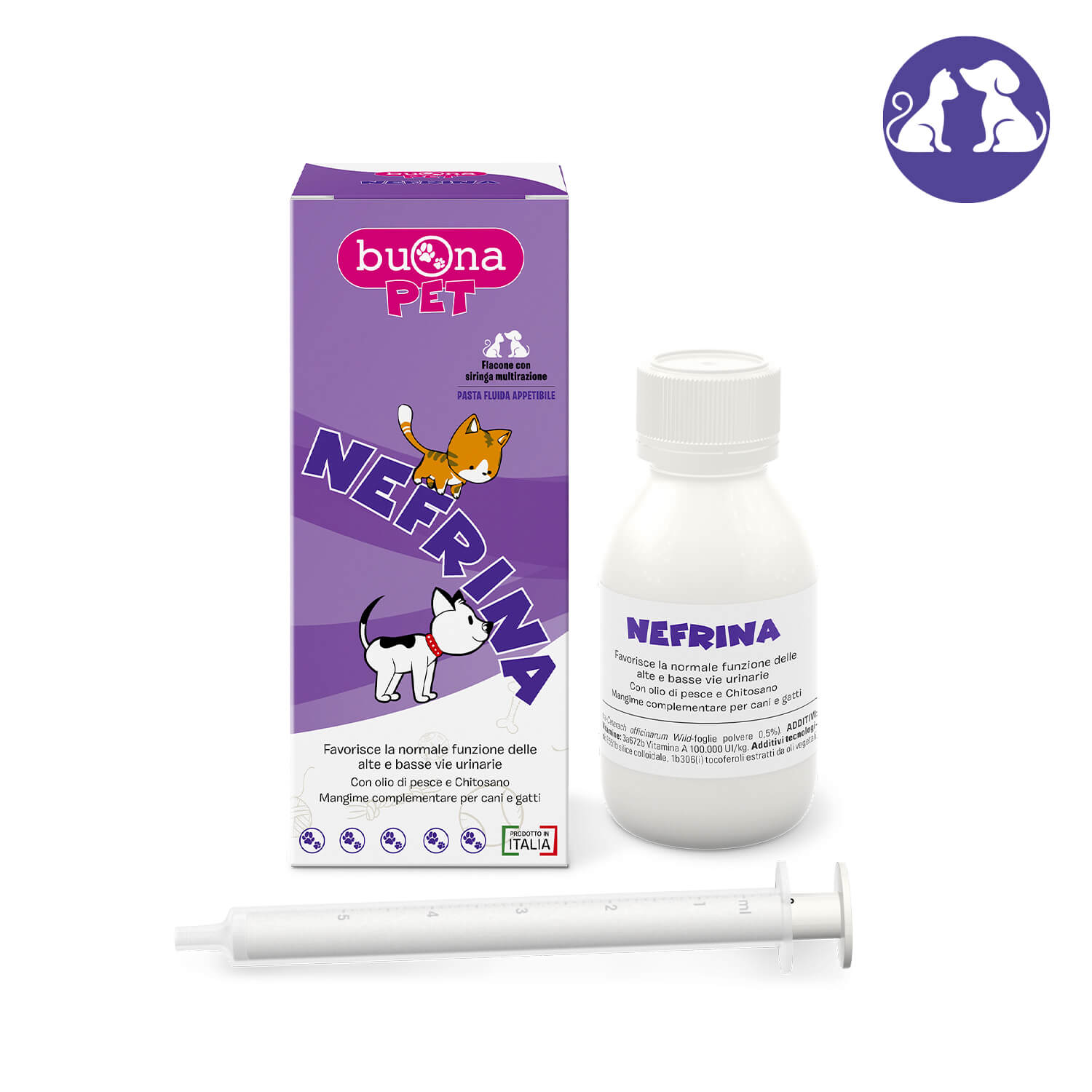 Buona Pet Nefrina Flacone per Cani e Gatti