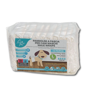LeoPet Pannolini a Fascia per Cani Maschi – L