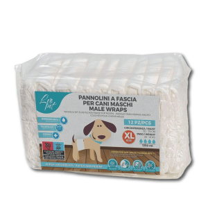LeoPet Pannolini a Fascia per Cani Maschi – XL