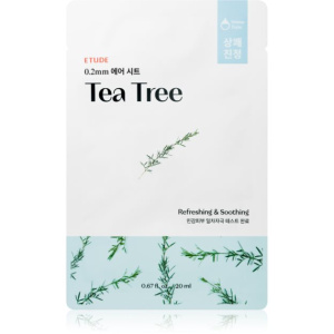 ETUDE 0.2 Therapy Air Mask Tea Tree maschera lenitiva in tessuto con effetto rinfrescante 20 ml