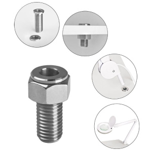 Activeshop Portalampada Lente D’Ingrandimento In Tubo Inox