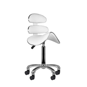Activeshop Roll Speed Am-880 Sgabello Cosmetico Bianco