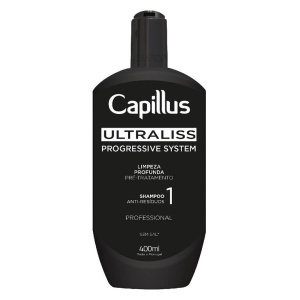 Activeshop Capillus Ultraliss Nanoplastic, Shampoo Detergente, Fase 1, 400 Ml
