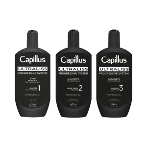 Activeshop Capillus Ultraliss Nanoplastia, Set Per Il Trattamento Di Nanoplastic, 3X400Ml