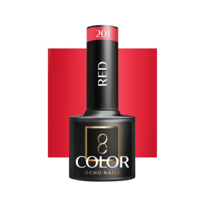 Smalto Ocho Nails Hybrid Rosso 201 -5 G