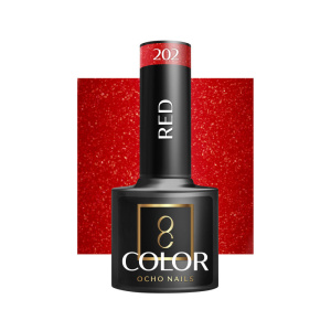 Smalto Ocho Nails Hybrid Rosso 202 -5 G