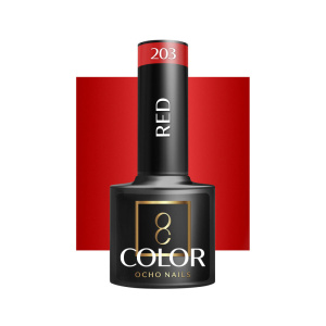 Smalto Ocho Nails Hybrid Rosso 203 -5 G