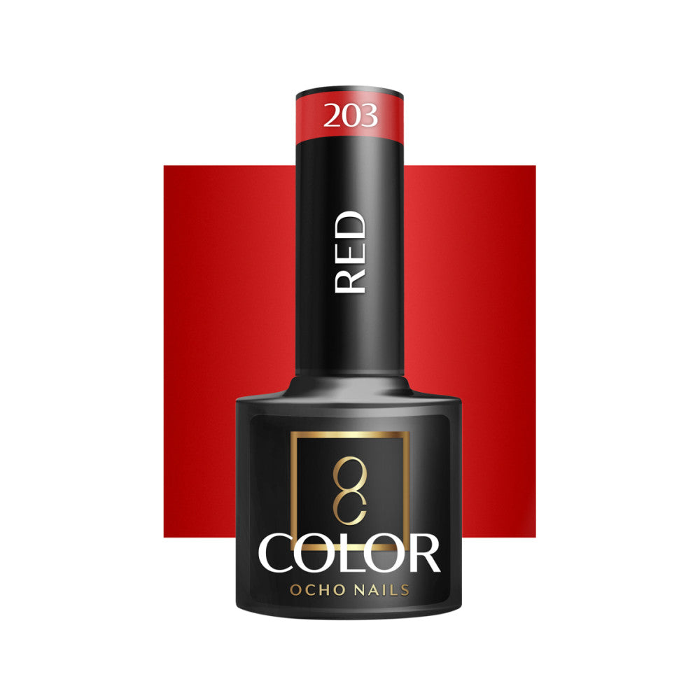 Smalto Ocho Nails Hybrid Rosso 203 -5 G